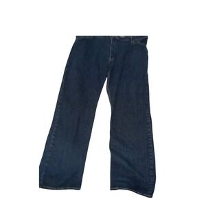 Wrangler Authentics Men's Dark Wash Relaxed Fit Jeans Size 40x32‎